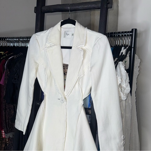 Aje Martino White Cut-Out Blazer Mini Dress - Picture 6 of 15